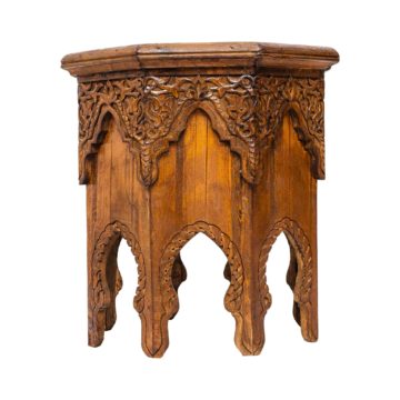 Arabský dřevěný stolek