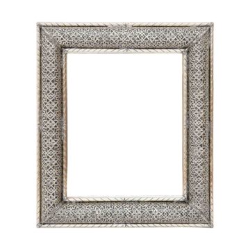 Orientální stříbrné zrcadlo