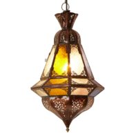 Marocká závesná lampa Houta farebná 2