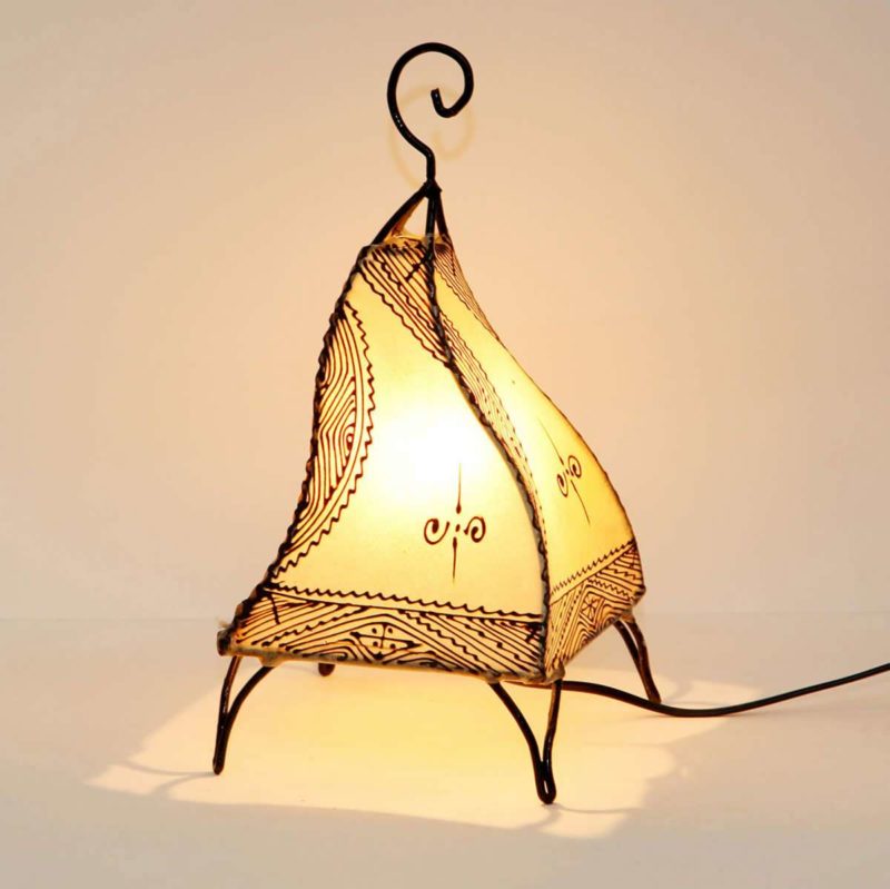 Orientální kožená lampa