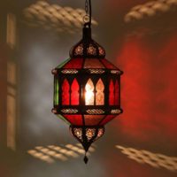 Orientálna lampa Biban Trombia farebná 1