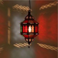 Orientálna lampa Biban Trombia farebná