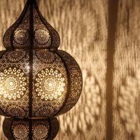 Orientálna závesná lampa Moulouk 1