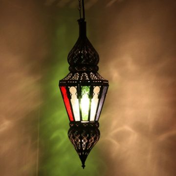 Orientální marocká závěsná lampa