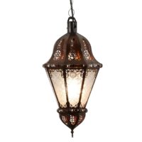 Orientálna závesná lampa Salma (biela) 2