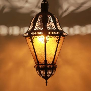 Orientální marocká závěsná lampa