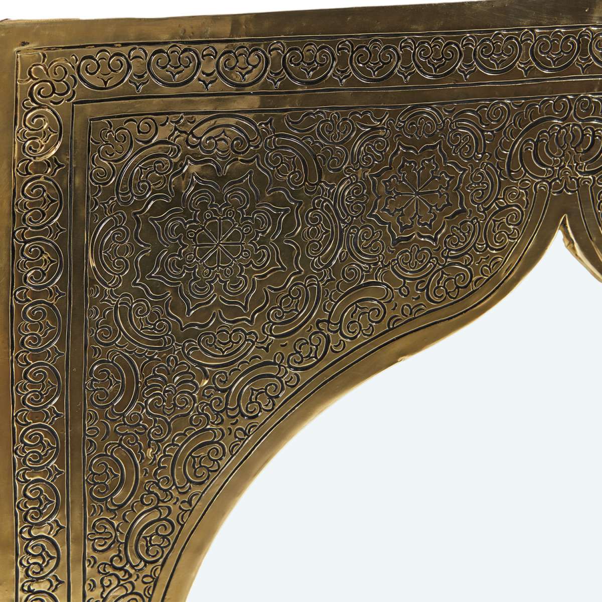 Mosadzné zrkadlo Safaa 55 x 39cm 1